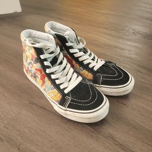 Disney Princess  high top Vans